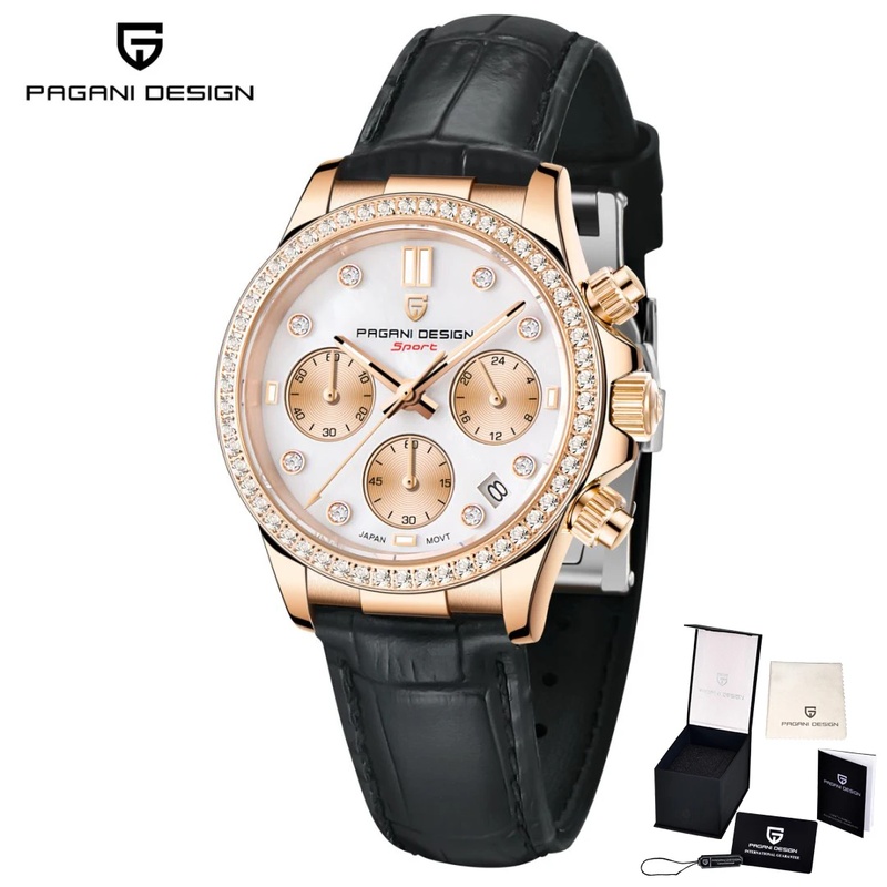 Luxury Watch Design - PAGANI DESIGN Luksusowy damski zegarek z