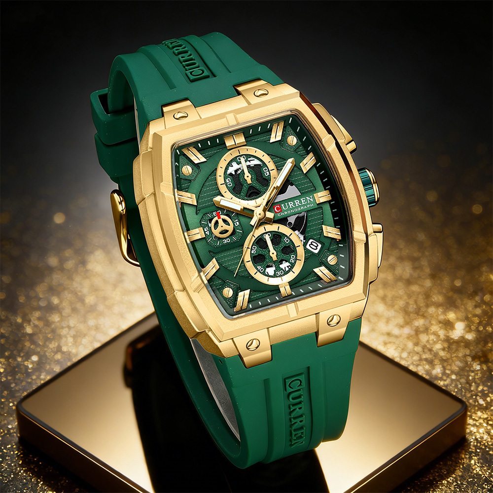 Luxury Watch Market - CURREN Luksusowy Zegarek Męski Vintage Sportowy