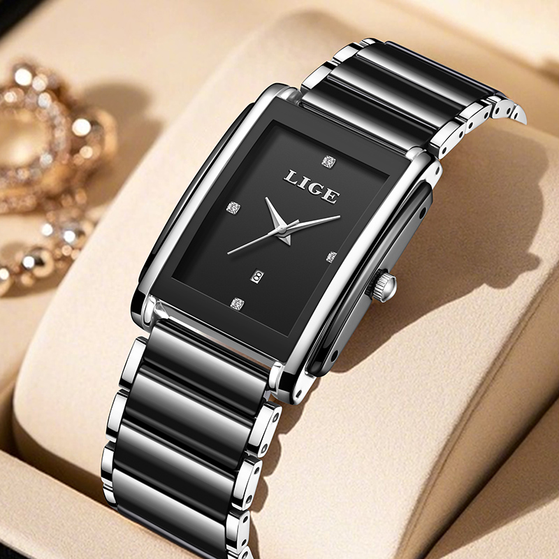 Luxury Watch Travel Case - LIGE Nowe Luksusowe Zegarki Damskie Eleganckie