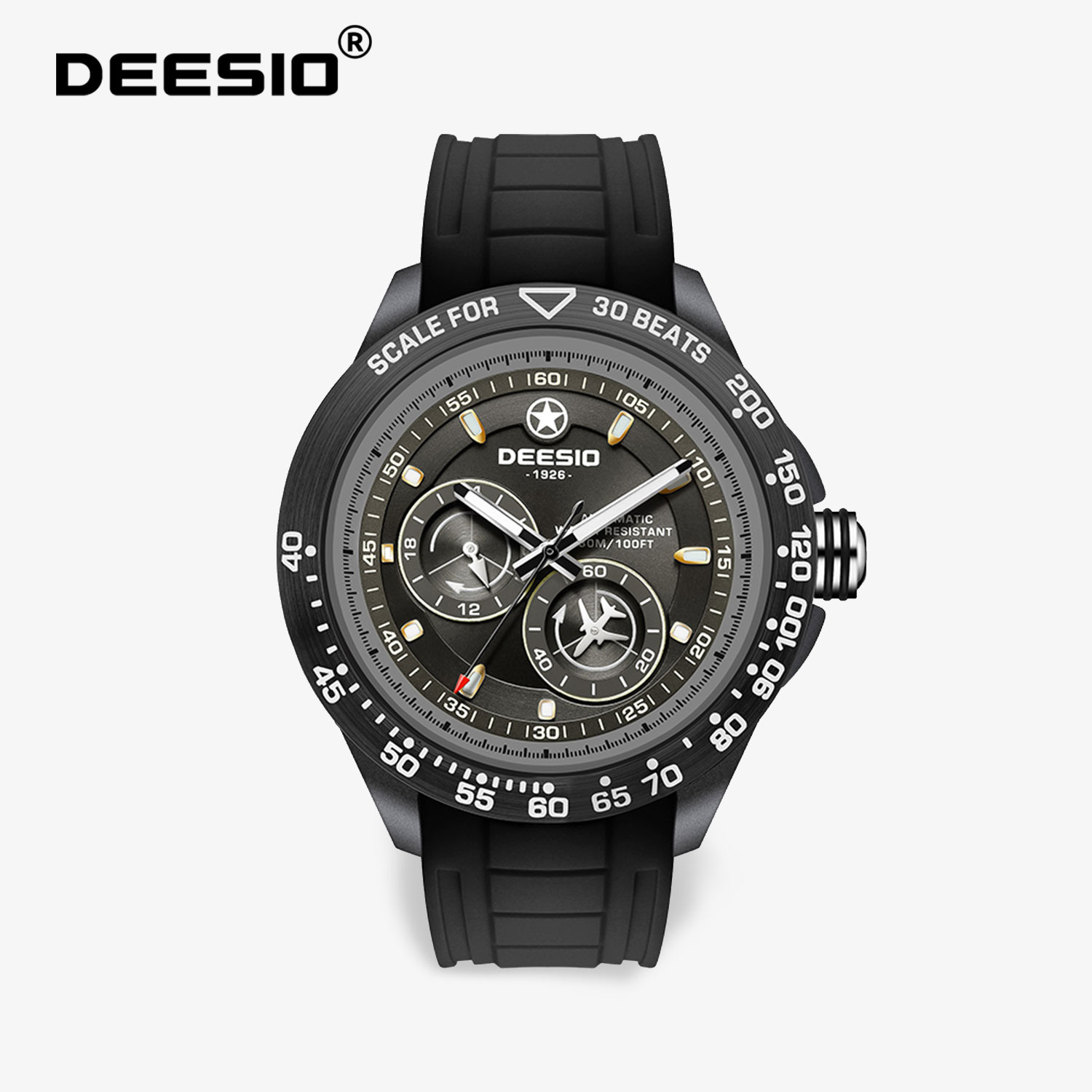 Luxury Watch Protection Film - Męski zegarek automatyczny Deesio, koperta z