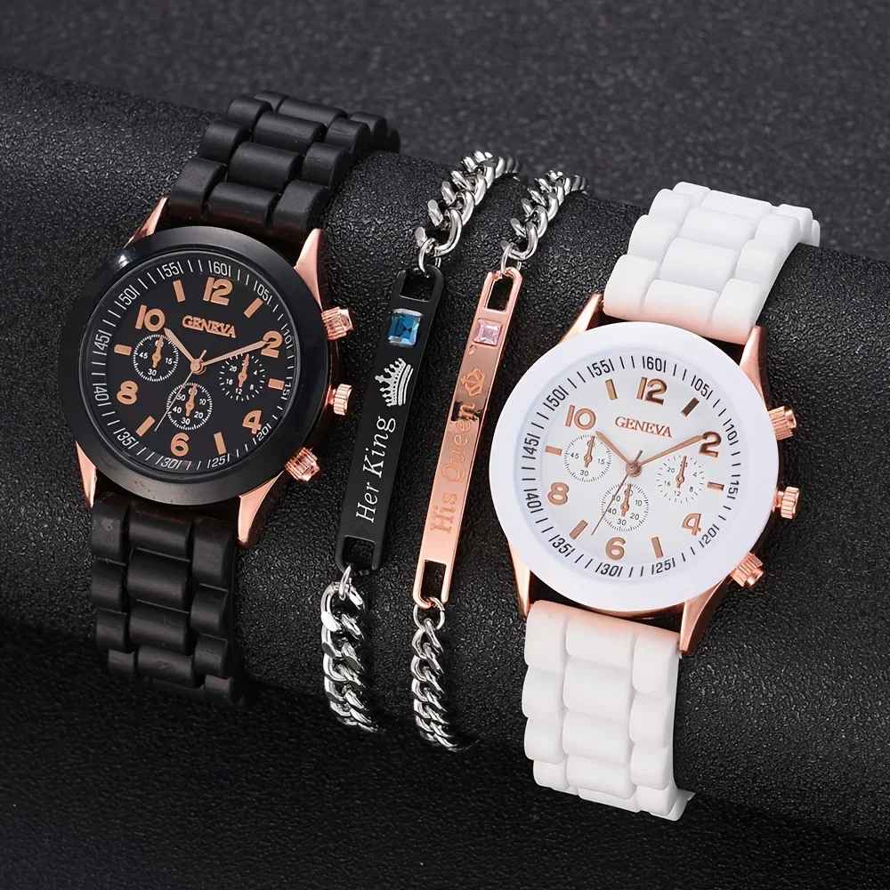 Luxury Watch Market - 2 szt. Luksusowy zestaw zegarków damskich