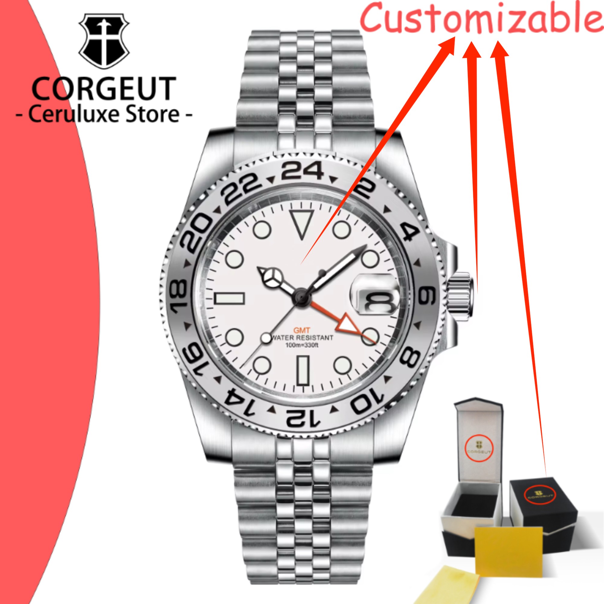Zegarek męski kwarcowy 40mm 51 – Luxury Watch Brands Logo recenzja i cena