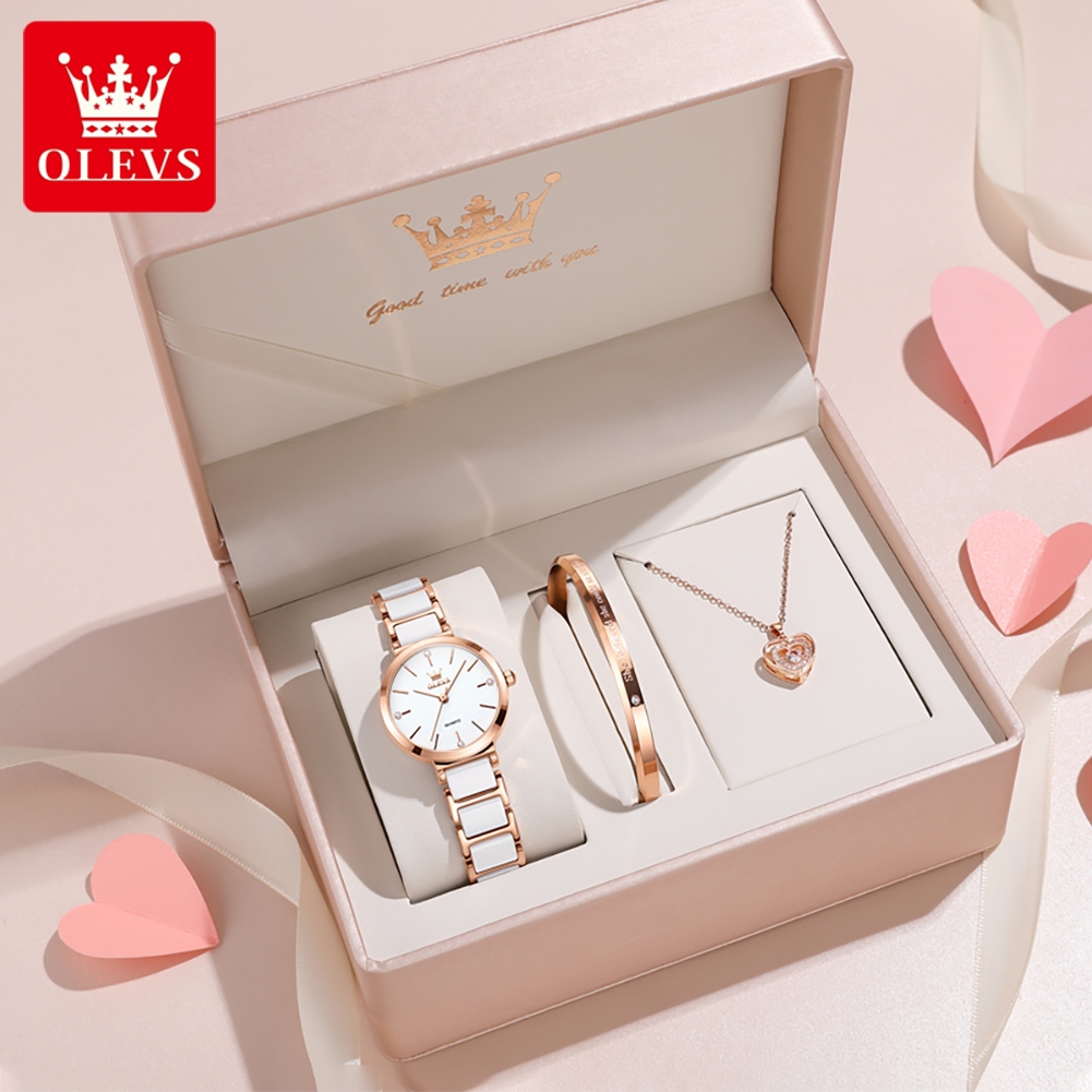 OLEVS Damski Zegarek 5877 Luks – Luxury Watch Travel Case recenzja i cena