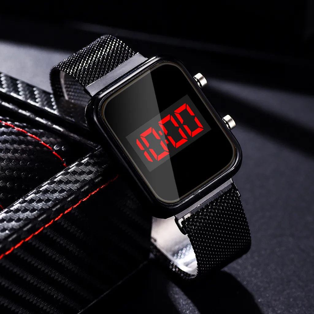 Modne zegarki LED z magnetyczn – Luxury Watch Market recenzja i cena