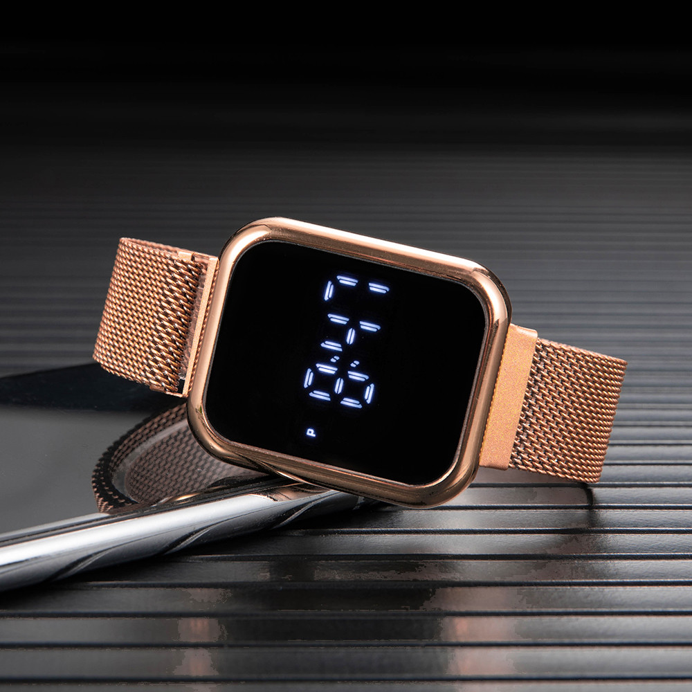 Modne prostokątne zegarki cyfr – Luxury Watch Price recenzja i cena