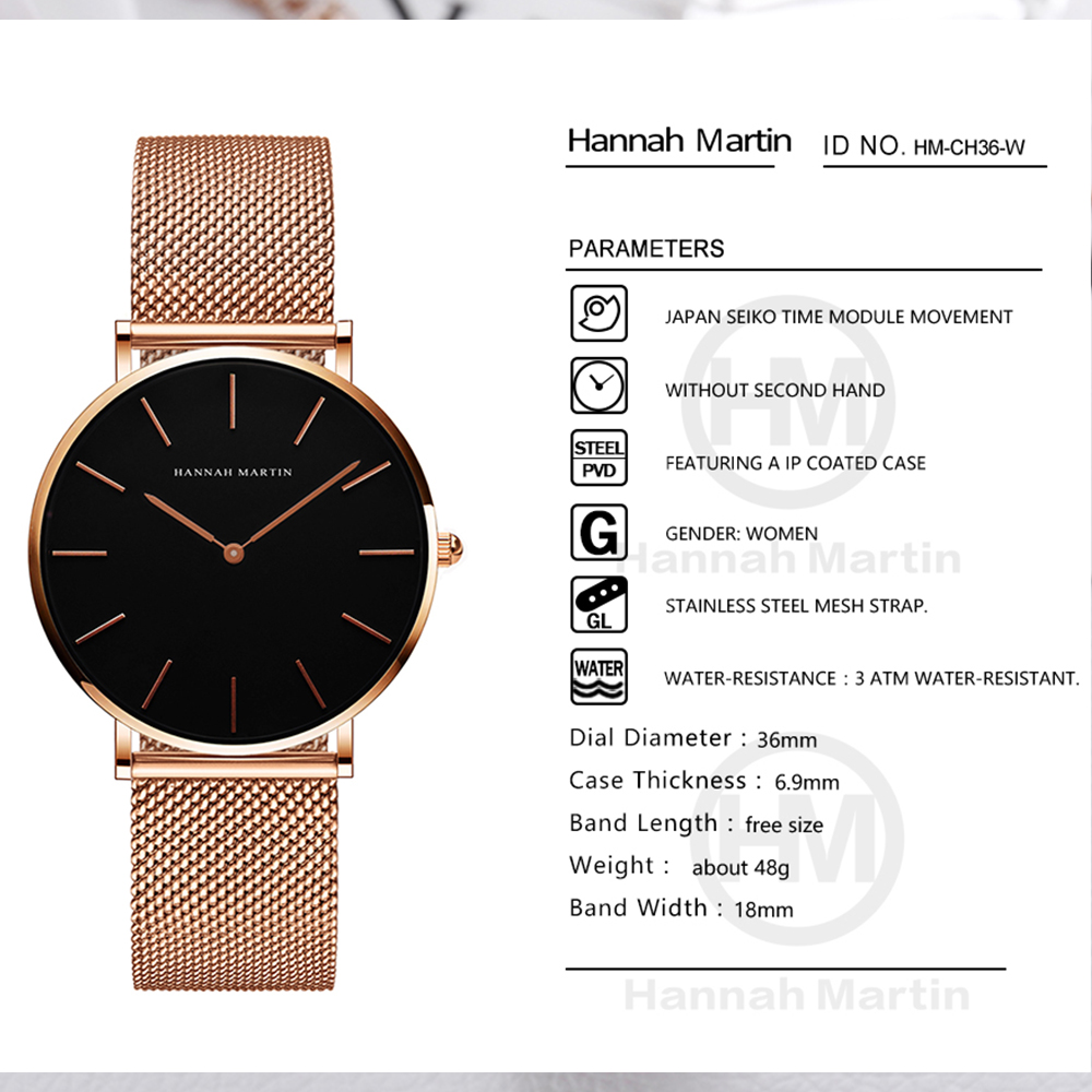 Hannah Martin Najlepsza marka  – Luxury Watch Japan recenzja i cena