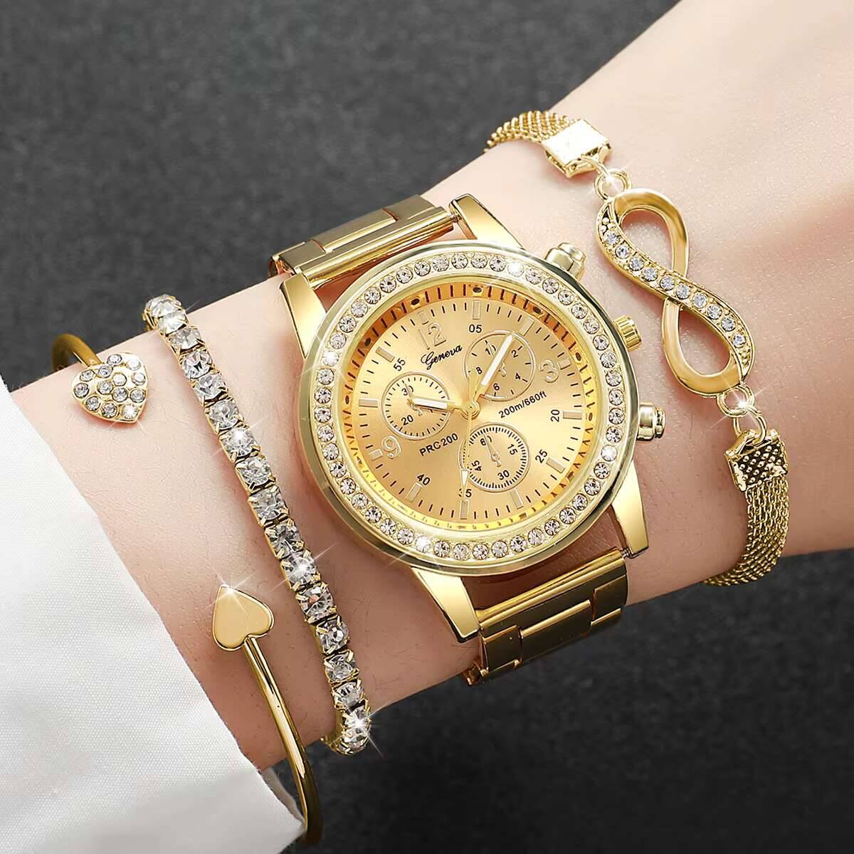 4 szt./zestaw Luksusowe damski – Luxury Watch Travel Case recenzja i cena