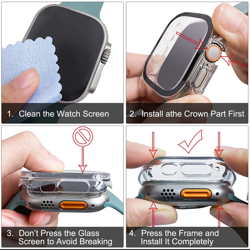 Szkło + etui do Apple Watch Ul – Luxury Watch Protection Film recenzja i cena
