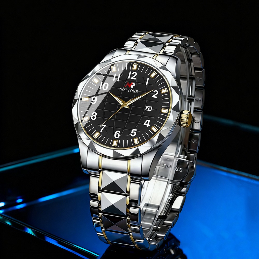 Męski zegarek kwarcowy ze stal – Luxury Watch Business recenzja i cena
